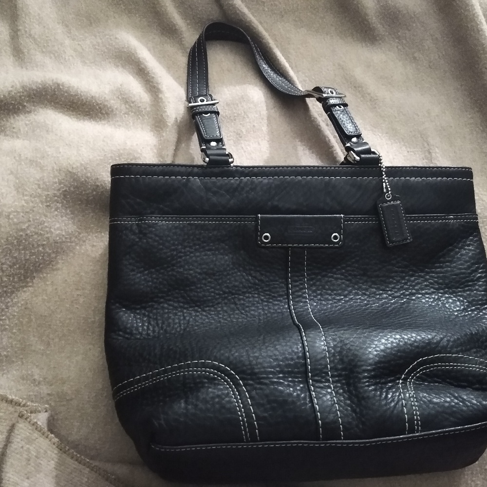 Coach leather bag